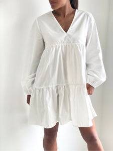 White Smock Dress