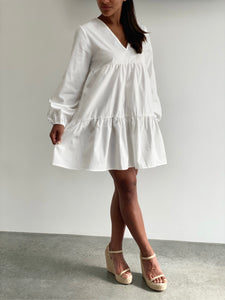 White Smock Dress