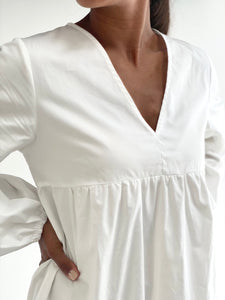 White Smock Dress