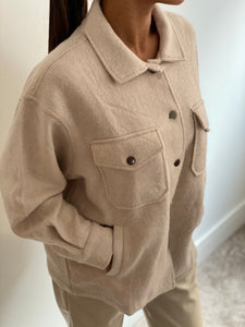 Stone Oversized Shacket