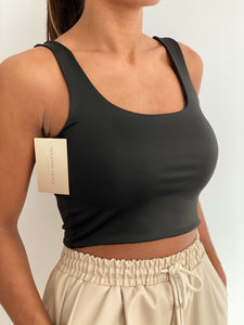 Black Crop Top