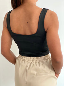 Black Crop Top