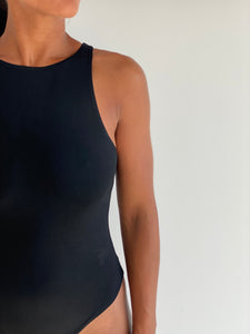 NEW High Neck Bodysuit in Black