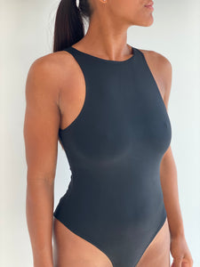 NEW High Neck Bodysuit in Black