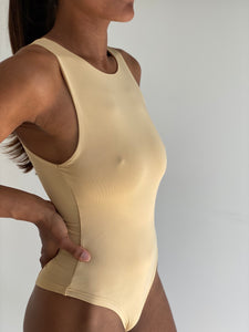 Nude High Neck Bodysuit