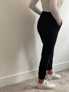 Black Tall Oversized Jogging Bottoms