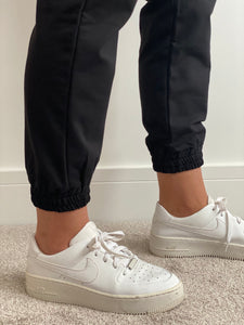Black Tall Oversized Jogging Bottoms