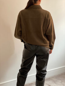 Olive Oversized Shacket