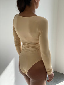 Nude Square Neck Bodysuit