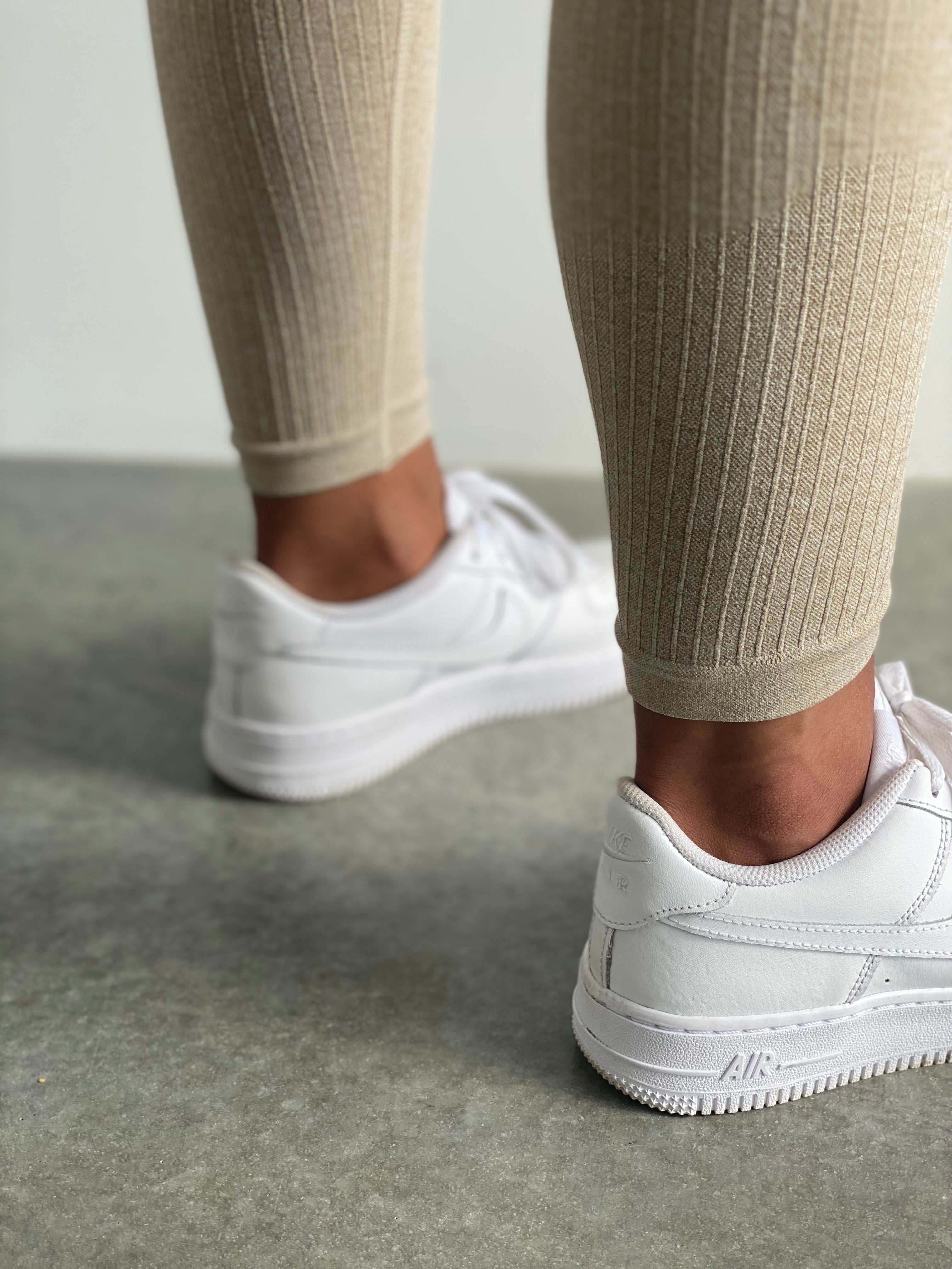 Long Seamless Loungewear set in Oatmeal